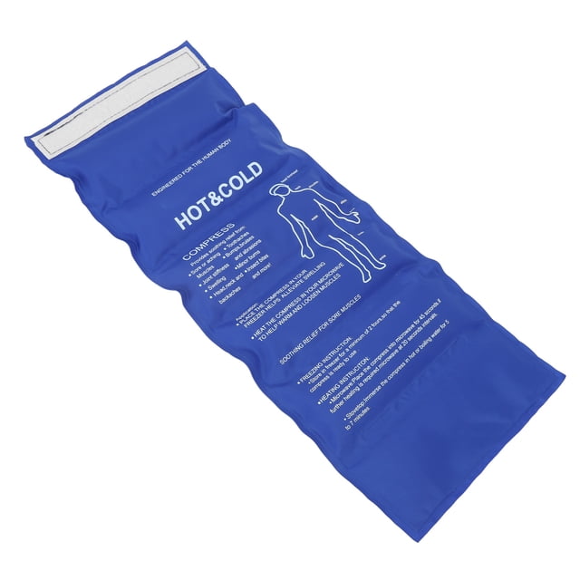 Hot Cold Ice Packs, Pain Relief Dual Use Gel Ice Pack Emergency Cooling for Injuries Blue