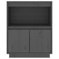 thumbnail image 3 of vidaXL Sideboard Grey 60x34x75 cm Solid Wood Pine, 3 of 5