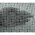 thumbnail image 4 of oneOone Viscose Chiffon Fabric Leaves & Floral Block Decor Fabric Printed BTY 42 Inch Wide, 4 of 4