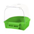 thumbnail image 3 of lionlar Pet Bird Bath Box Bathing Tub Bath Box Shower Caged Parrot Bathing Tub for Small Green, 3 of 9
