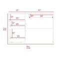 thumbnail image 2 of Tuhome - Engineered Wood Modern Mix L-Shaped Desk - Smoky Oak, 2 of 13