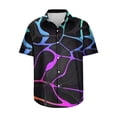 thumbnail image 1 of Cameland Chemise pour Homme Chemise Hawaïenne Imprimée 3D à Manches Courtes à Col à Revers Mode Décontractée Chemise de Plage Haut, 1 of 5
