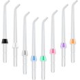 thumbnail image 1 of 8 Pieces Compatible with Waterpik Replacement Flossers Replacement Tips, Classic Jet Tips Flosser Refill Heads Replacement Heads for Water Toothpick (Classic Jet Tips), 1 of 7