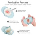 thumbnail image 4 of 5Pcs Dumpling Maker  Empanadas Press Mold Set With Ring Cutter and Stuffing Spoon Dumpling Maker Set Professional Kitchen Gadget for Empanada  Pierogi  Pastelitos  Calzone, 4 of 10