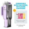 thumbnail image 5 of Cirkul 40oz All-Day StrawSip Double-Wall Insulated Stainless Steel Tumbler with Handle, Lilac (Light Purple), 5 of 5