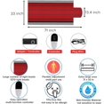thumbnail image 4 of 71""x 31"" Red Light Therapy Blanket, 1370pcs Led Red Light Therapy Mat, Near Infrared 660nm Full Body Pad with Multifunctional Controller and Timer for accelerates Cell Regeneration. ﻿, Black, 4 of 4