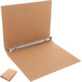 thumbnail image 2 of MOVTOTOP Diyeah Kraft Paper Binder Shell - A5 20 Ring Binder Cover Refillable Notebook Shell Loose Leaf Organizer Binder Cover With Magnetic Buckle Closure, 2 of 7