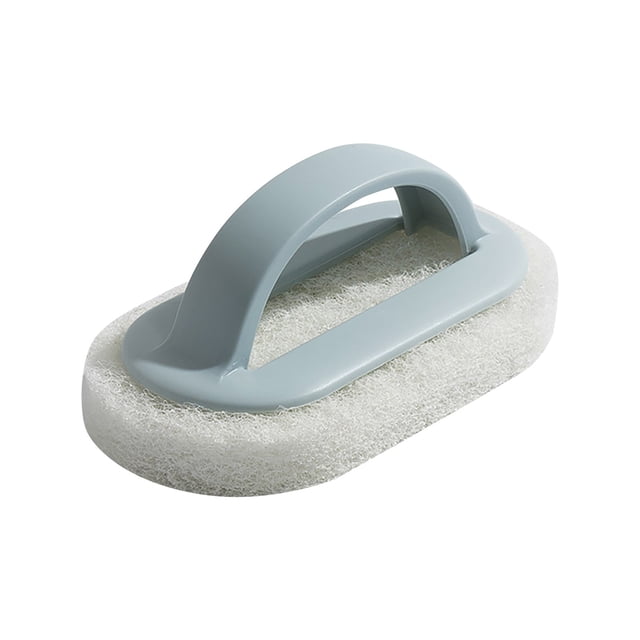 Cleaning Brush - Sponge Kitchen Pot Brush With Handle Reusable And Washable Eraser Cleaner Removal Tool Pot Dish Scrubber Bathroom Decontamination Cleaning Tool