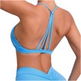 thumbnail image 2 of LSLJS Women Yoga Solide Épaule Froide Sans Manches Tanks Blouse Tops Intimes, Sports Bras d'Apple, 2 of 4