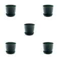 thumbnail image 3 of Baohd Space-efficient Planters For Small Spaces Indoor And Outdoor Easy To Maintain green L pot+L tray 5Set, 3 of 6