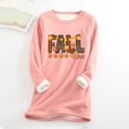 thumbnail image 2 of HKEJIAOI Sweat-shirts pour Women Col Rond Graphique Mi-Lourd Long Sleeve Shirt, 2 of 3