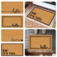 thumbnail image 4 of Home Textile Carpet Clearance 1Pcs Decoration Doormat Farmhouse Happy Doormat Doormat Slip Indoor Floor Mat Entrance Rug Holiday Mat Non Slip Visual Doorm 1Pc, Home Textile Carpet, 4 of 4