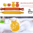 thumbnail image 4 of Quentinu 6Pcs Shower Bath Gloves Bathing Mesh Ball Exfoliating Back Skin Scrubber Strap, 4 of 7