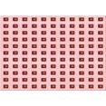 thumbnail image 1 of Ahgly Company Machine Washable Indoor Rectangle Transitional Red Area Rugs, 5' x 8', 1 of 7