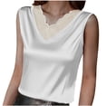thumbnail image 2 of UPPADA Womens Tank Tops Summer Sleeveless Shirts Ladies Ribbed Wide Shoulder Straps Tees Racerback Tight Slim Fitted Workout Tank Tops Fitted Tops Racer Back Blouses,Todays Daily Deals Clearance, 2 of 8