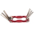 thumbnail image 2 of Outil de Réparation de Vélo Multifonction 7 en 1, Excellent Outil de Réparation de Vélo 7 en 1 Portable en Acier Allié Plus Robuste pour Effectuer l'Entretien Noir,Rouge,Bleu, 2 of 8