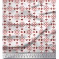 thumbnail image 1 of Soimoi Poly Georgette Fabric Damask Decorative Printed Fabric 1 Yard 42 Inch Wide, 1 of 3