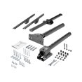 thumbnail image 2 of StarTech.com Ceiling TV Mount - 1.8' to 3' Short Pole - Full Motion - Supports Displays 32" to 75" - For VESA Mount Compatible TVs (FPCEILPTBSP) - Bracket - for flat panel - heavy duty steel - black - screen size: 37"-75" - ceiling mountable - for P/N: HDMIPLATE, 2 of 7