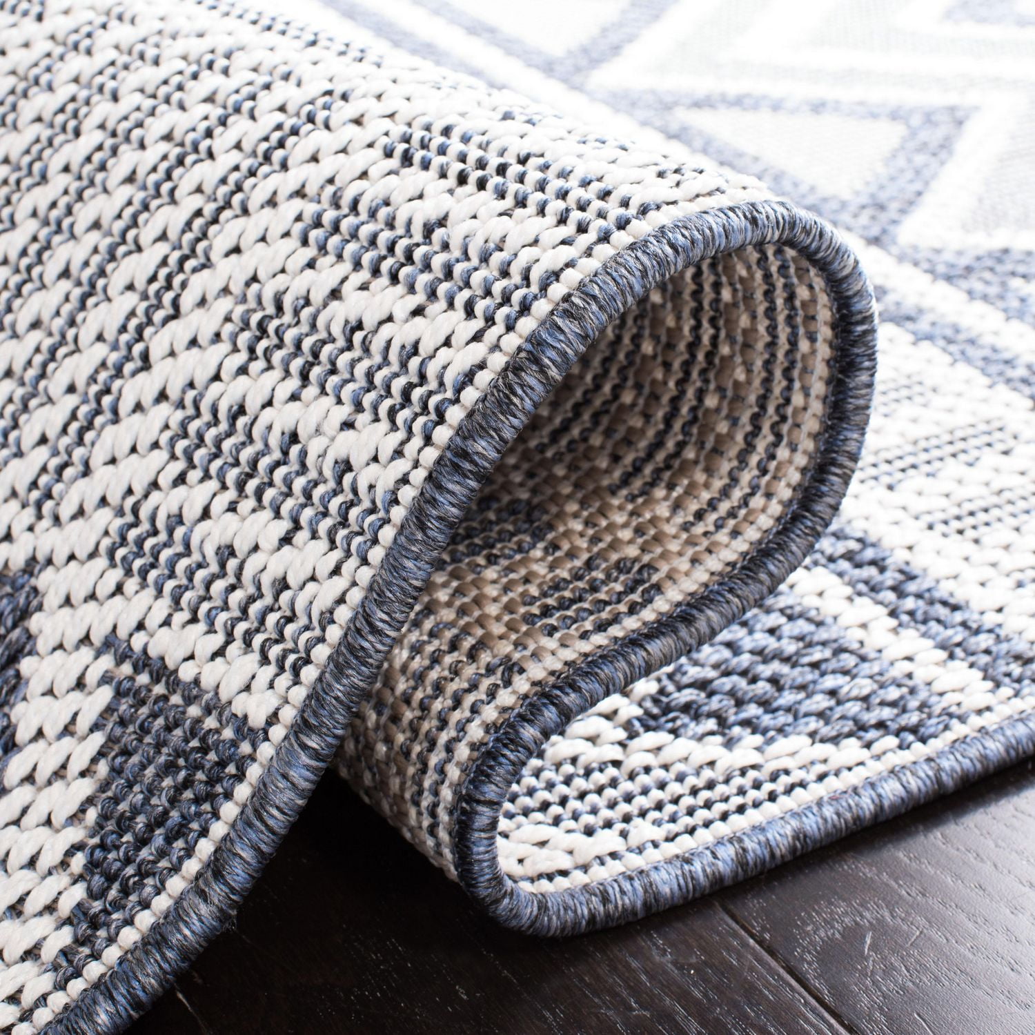 SAFAVIEH Bermuda Jacinth Tapis Intérieur/Extérieur Géométrique Lavable en Machine