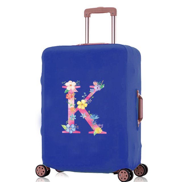 Luggage Covers Travel Accessories Suitcase Cover Protector Reusable Washable 18-32inch Pink Letter Printed Pattern Series 8pink K L