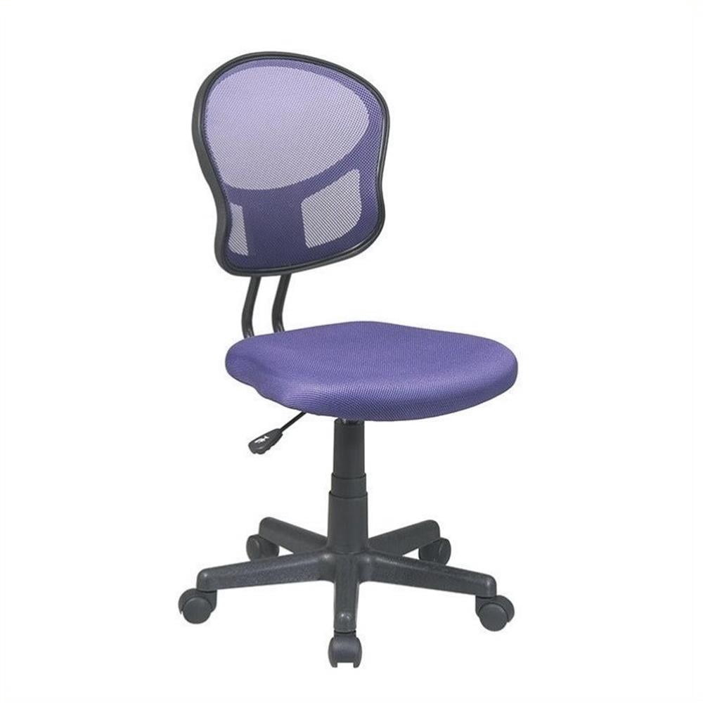 Mesh Task Office Chair in Purple Fabric by OSP Home Furnishings