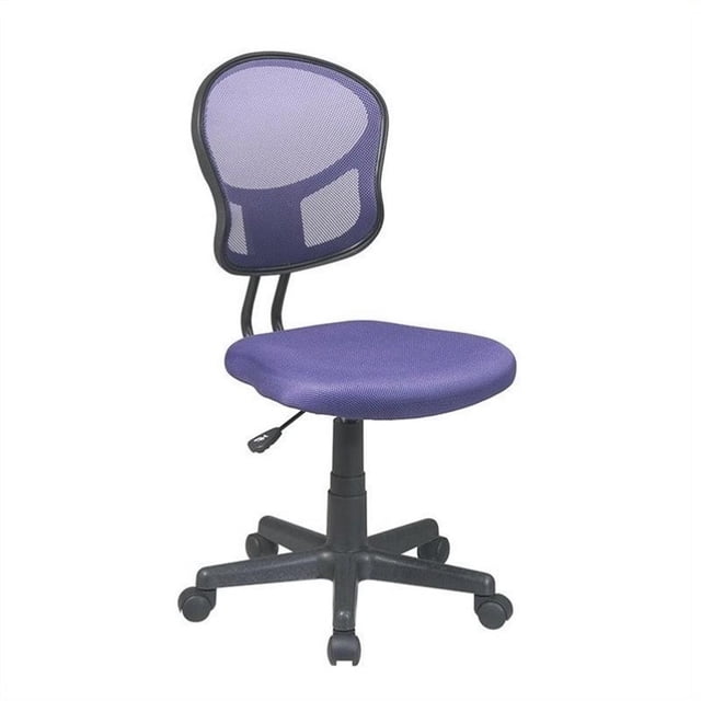 Mesh Task Office Chair in Purple Fabric by OSP Home Furnishings