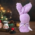 thumbnail image 4 of Serviette Tricotée Ananas Cadeau Compagnon Lapin, 4 of 6