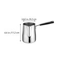 thumbnail image 2 of UPOUART Pichet à Mousser le Lait en Acier Inoxydable pour Ranger Café Lait Jus avec Poignée Ergonomique Argent 12oz, 2 of 8