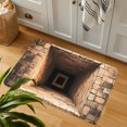 thumbnail image 1 of Multicolour Entrance Door Mat, Absorbent Nonslip Foot Mat with Stereoscopic Visual Effect, Decorative Floor Covering for Home, Bathroom, and Kitchen, 60x40 cm, 1 of 6