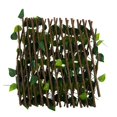 thumbnail image 2 of Expanding Trellis Garden Screening Fence Privacy Screen Artificial Ivy Leaves, 2 of 5