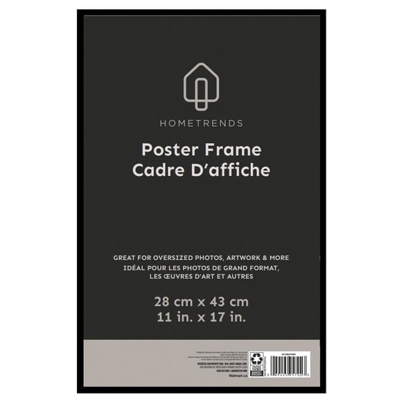 Hometrends Basic Poster Frame 11x17in, Black