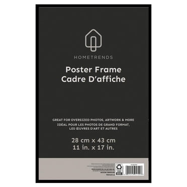Hometrends Cadre-affiche mural 11x17po, noir
