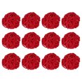thumbnail image 1 of Unique Bargains 12 Pcs Wicker Rattan Balls Decorative Balls 1.2Inch for Vase Fillers ,Wedding ,Party , Red, 1 of 5