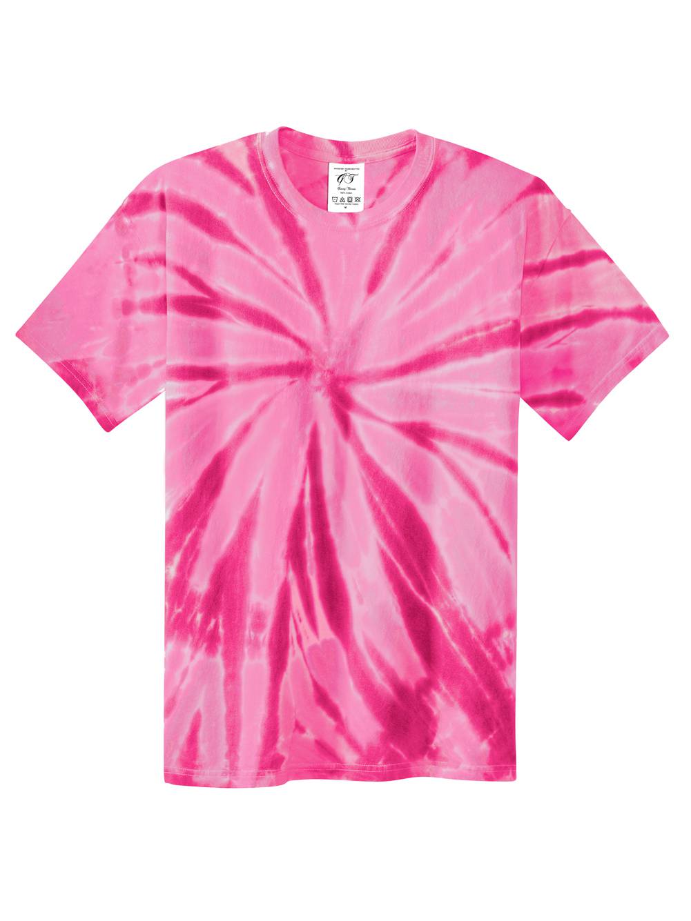 Gravity Threads Youth Tie-Dye Short-Sleeve T-Shirt - Pink - X-Small