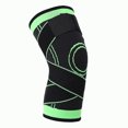thumbnail image 1 of Yeacher 1PCS Adjustable Knee Support Knee C-ompression Sleeve Brace Double Compression Band Breathable Design for Running Basketball Baseball Hiking Sport Activities, 1 of 7