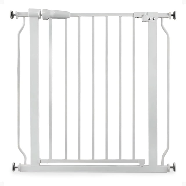 BalanceFrom Easy Walk-Thru Baby Safety Gate for 29.1”-33.8” Opening, 30” Tall, White