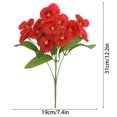thumbnail image 2 of ZZHZGZ Canada Sale Arrangement Floral Réaliste en Soie pour Commémoration Maison Mariage Fête Intérieur Extérieur, 2 of 8