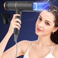 thumbnail image 4 of AMERTEERHigh-Power Electric Hair Dryer - 2000W Salon Grade Blow Dryer with Overheating Protection  3 Wind Speeds  and Infinitely Variable Temperature Control  Available in Black, 4 of 7