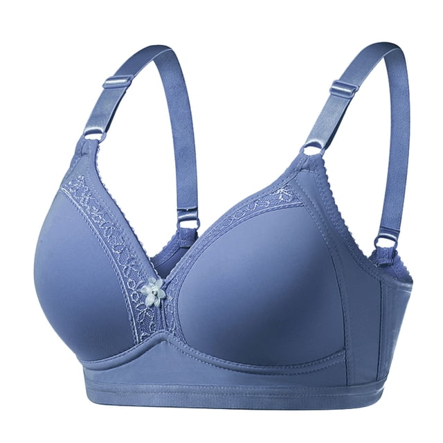 Timegard Bras for Women Full Coverage High Support Adjustable Strap Wirefree Comfort Everyday Bralette