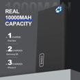 thumbnail image 3 of INIU Portable Charger, 10000mAh Power Bank, High-Speed 2 USB Ports with Flashlight External Battery Pack Backup, Ultra, 3 of 5