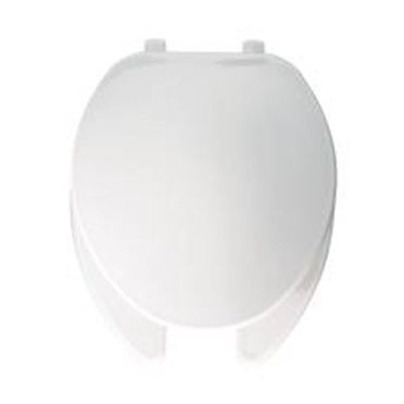 Bemis Sx-0702084 Bemis Commercial Duty Plastic White Elongated Toilet Seat