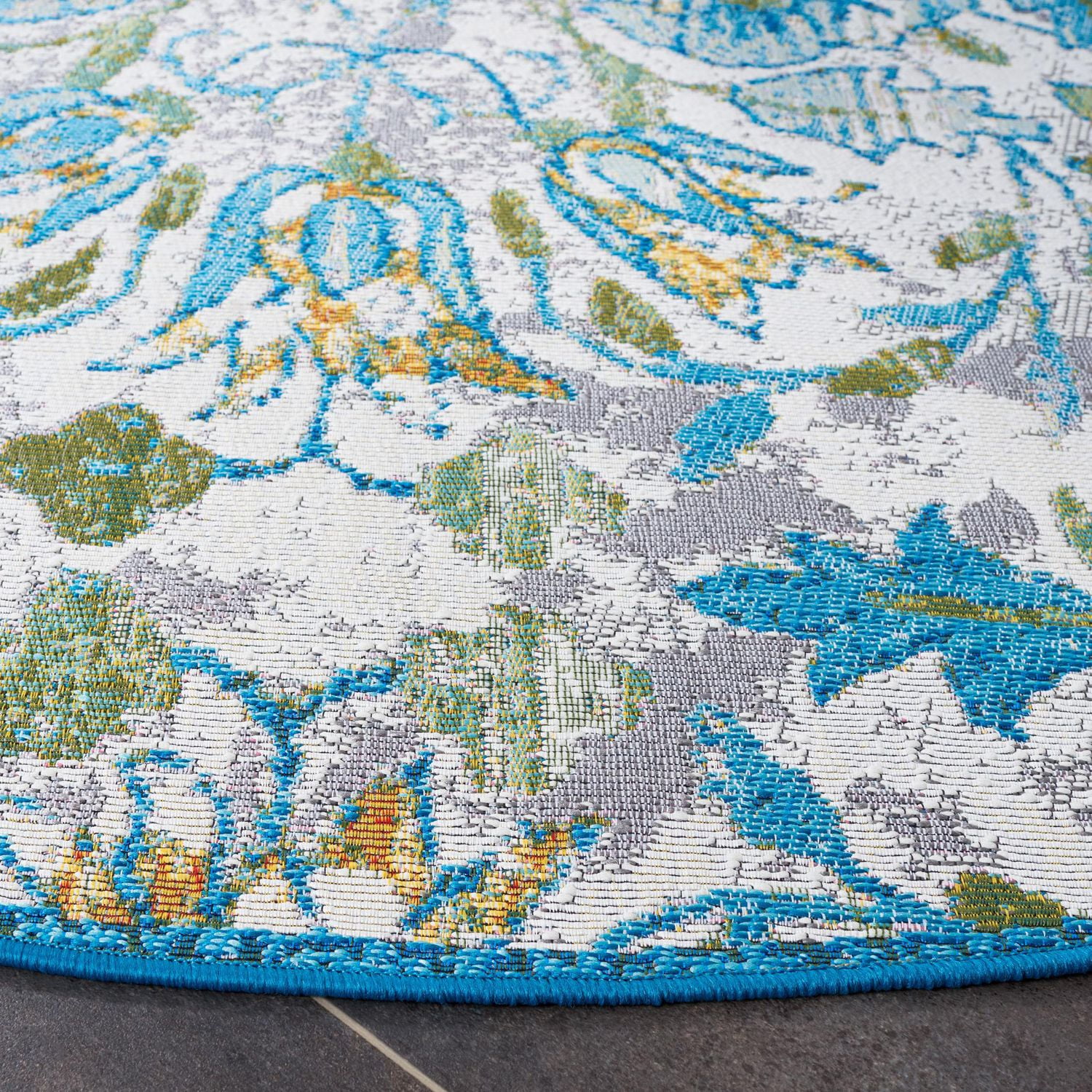 SAFAVIEH Barbados Corwin Tapis Floral Intérieur/Extérieur