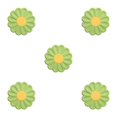 thumbnail image 3 of pitrice Placemat Heat Insulation Flower Pad Holder Kitchen Table Mat Anti-scalding Washable Reusable Drink Countertop Pink Green 5Set, 3 of 6