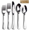 thumbnail image 1 of Ensemble de Coutellerie, Ensemble de Couverts en Acier Inoxydable 20 Pcs Elegant Life, Ensembles de Couverts Polis Miroir, 1 of 7