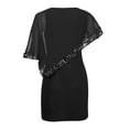 thumbnail image 4 of 2025 Femmes Grande Taille Froid Robes Formelles Grande Taille pour Femmes Superposition d'Épaule Robe Asymétrique Chiffontail Sans Bretelles Paillettes, 4 of 7