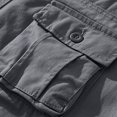 thumbnail image 4 of Styesk Mens Shorts Men's Pockets Cargo Pants Casual Button Classic Summer Short With Multi Pockets, 4 of 7