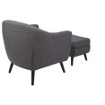 thumbnail image 3 of Chaise milieu-du-siècle Rockwell <br>et pouf, par LumiSource, 3 of 7