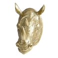 thumbnail image 4 of jifeng Décoration Murale Tête de Rhinocéros Décoration de Chambre Intérieure Cadeau Sculpture en Résine, 4 of 9