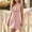 Pink, variant on pstuiky Summer Dress, Women’S Sleeveless Round Neck A-Line Mini Dress Solid Workwear Shift Dress for Office & Party Elegant Fitted Casual Day Dress for Women