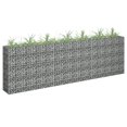 thumbnail image 1 of vidaXL Gabion Lit Surélevé Acier Galvanisé 270x30x90 cm, 1 of 4